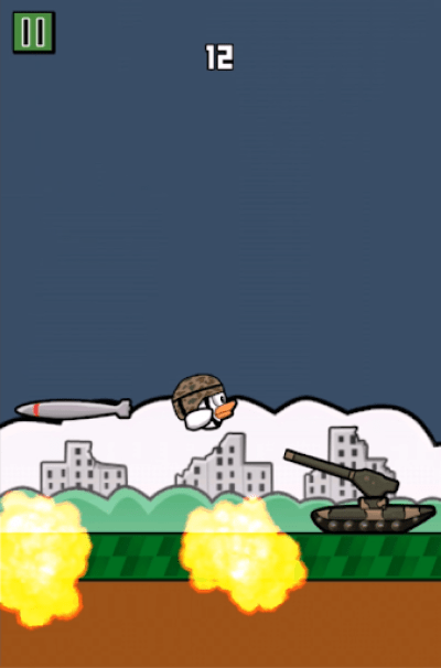 士兵鸟躲闪游戏