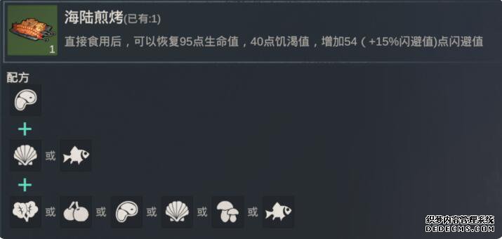 黎明重生有哪些食谱可以解锁 全食谱配方具体详情