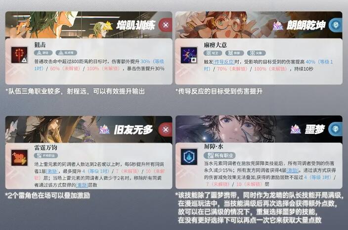 白荆回廊有哪些自选SR烙痕可以选择 自选SR烙痕选择推荐推荐