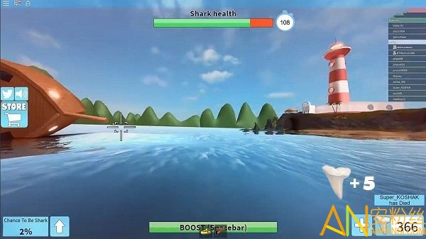 roblox鲨鱼模拟器手机版