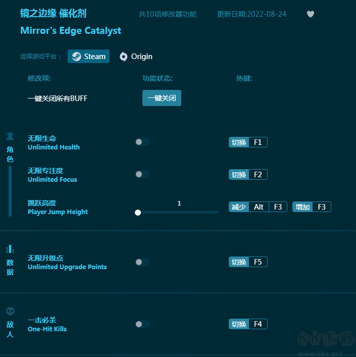 镜之边缘催化剂十项修改器