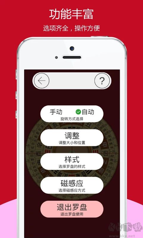 手机自动定位风水罗盘