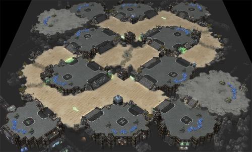 星际争霸1地图