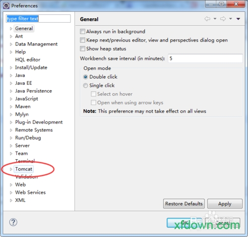 eclipse tomcat插件
