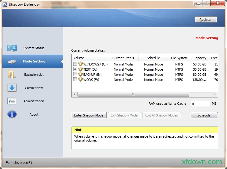 shadow defender破解版