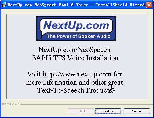 neospeech语音库