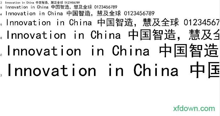 标准黑体字体免费