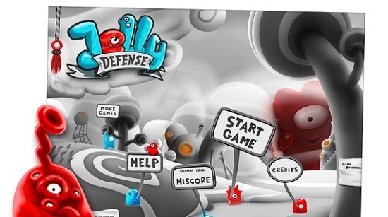 jelly defense(果冻防御)游戏