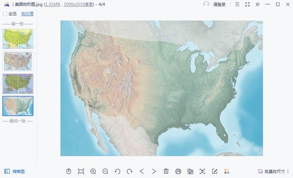 美国地图全图高清版