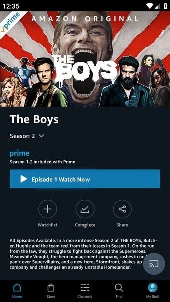 amazon prime video app