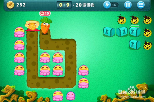 保卫萝卜挑战40关超详尽通关攻略