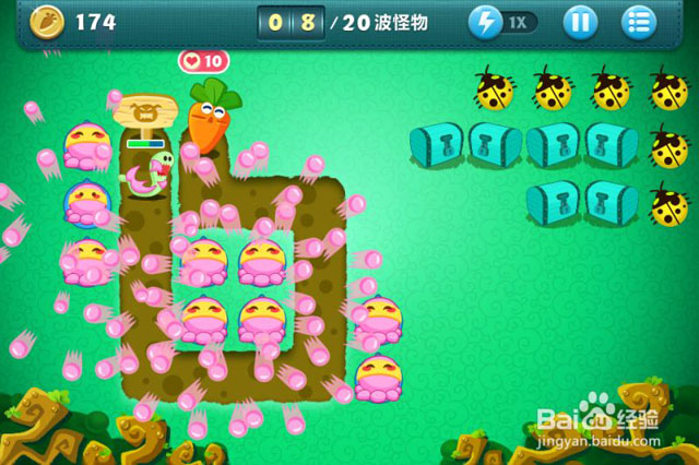 保卫萝卜挑战40关超详尽通关攻略