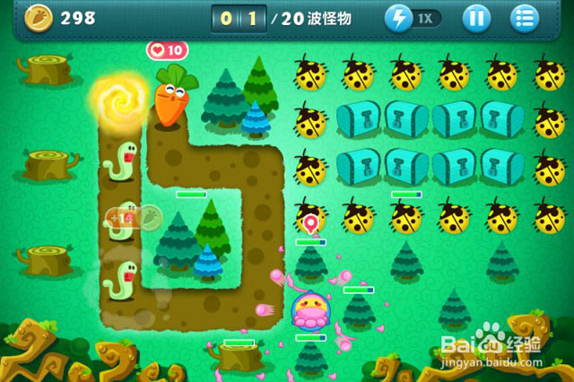 保卫萝卜挑战40关超详尽通关攻略