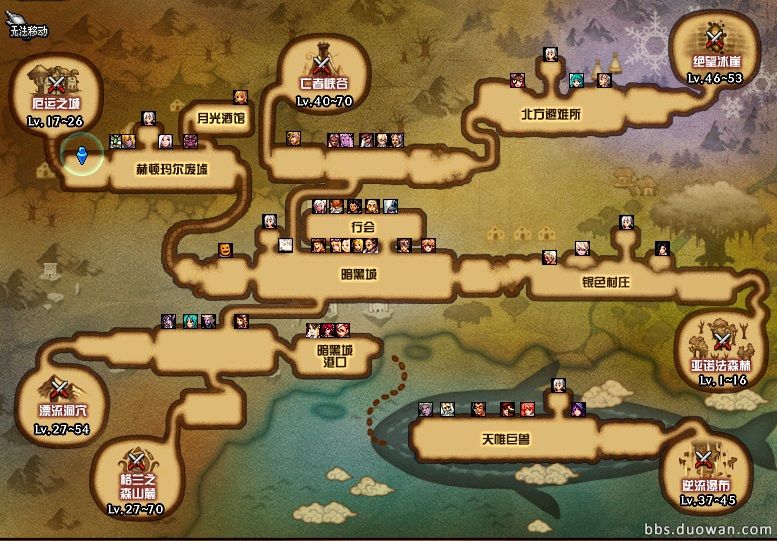 DNF大转移新副本地图结构全解析