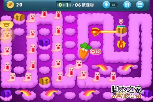 保卫萝卜挑战模式29关金萝卜获取攻略（附图文详解）