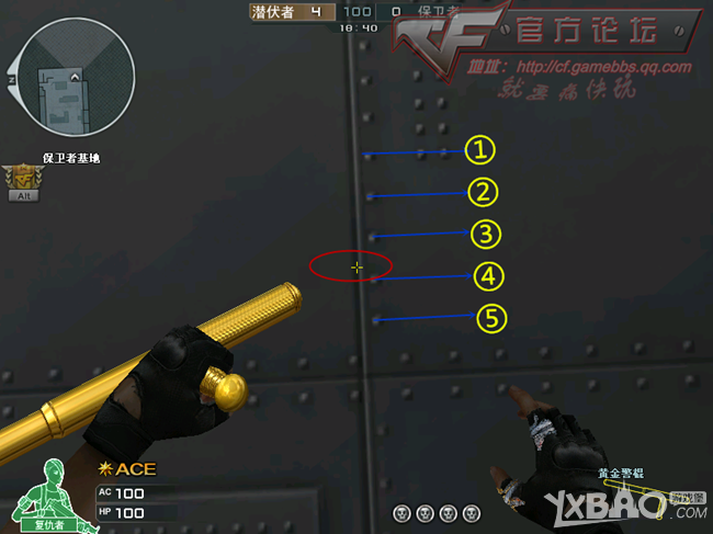 CF黄金警棍属性全解析外观与实战性能详评