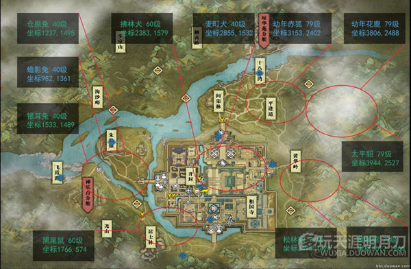 天涯明月刀OL全地图宠物捕捉地点与图鉴大全