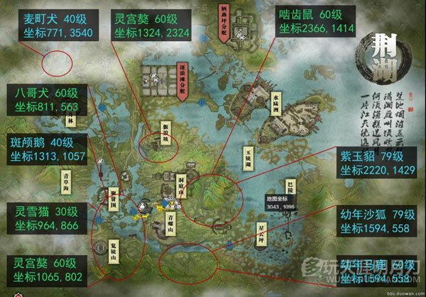 天涯明月刀OL全地图宠物捕捉地点与图鉴大全