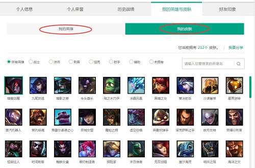 LOL官网查询我的英雄皮肤方法大全,轻松掌握查询技巧!