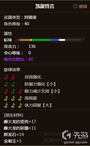 怪物猎人OL狩猎笛派生路线与配装技能选择全攻略