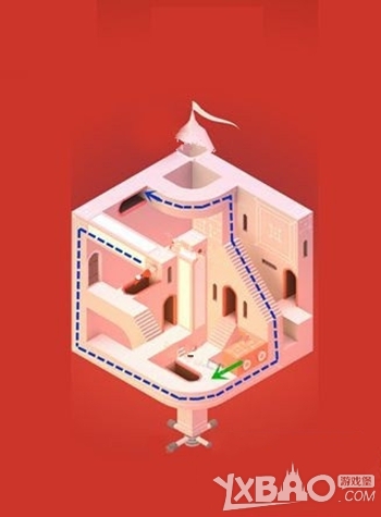 纪念碑谷艾达的梦第一关怎么过？新手通关图文攻略