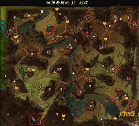 激战2哈希拉腹地地图技能点获取全攻略(图文详解)