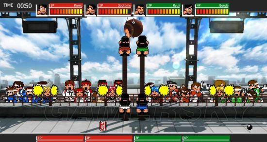 热血进行曲大运动会界面操作与人物必杀技全解析