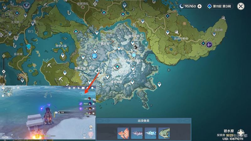 原神钓鱼点位置分布图,掌握各地图绝佳垂钓之处