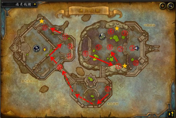 魔兽世界9.0通灵战潮大秘境路线、BOSS技能与打法攻略