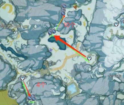 原神星银矿石采集路线与位置分布全图
