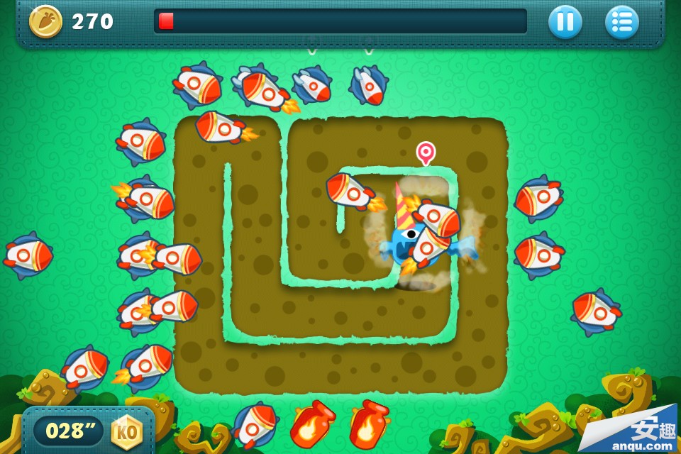 保卫萝卜BOSS模式第7关道具全清金牌攻略布阵图详解