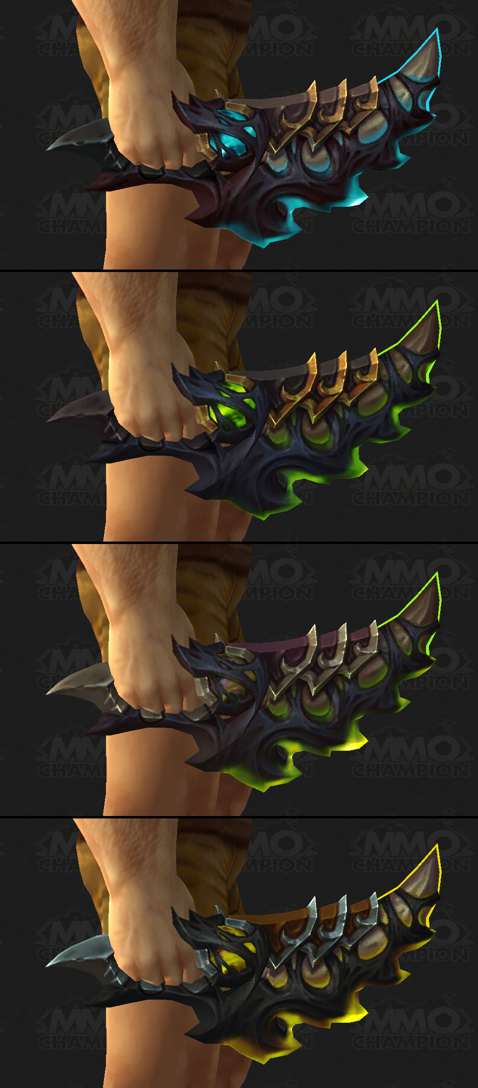 魔兽世界7.0各职业皮甲神器外观与配色全汇总