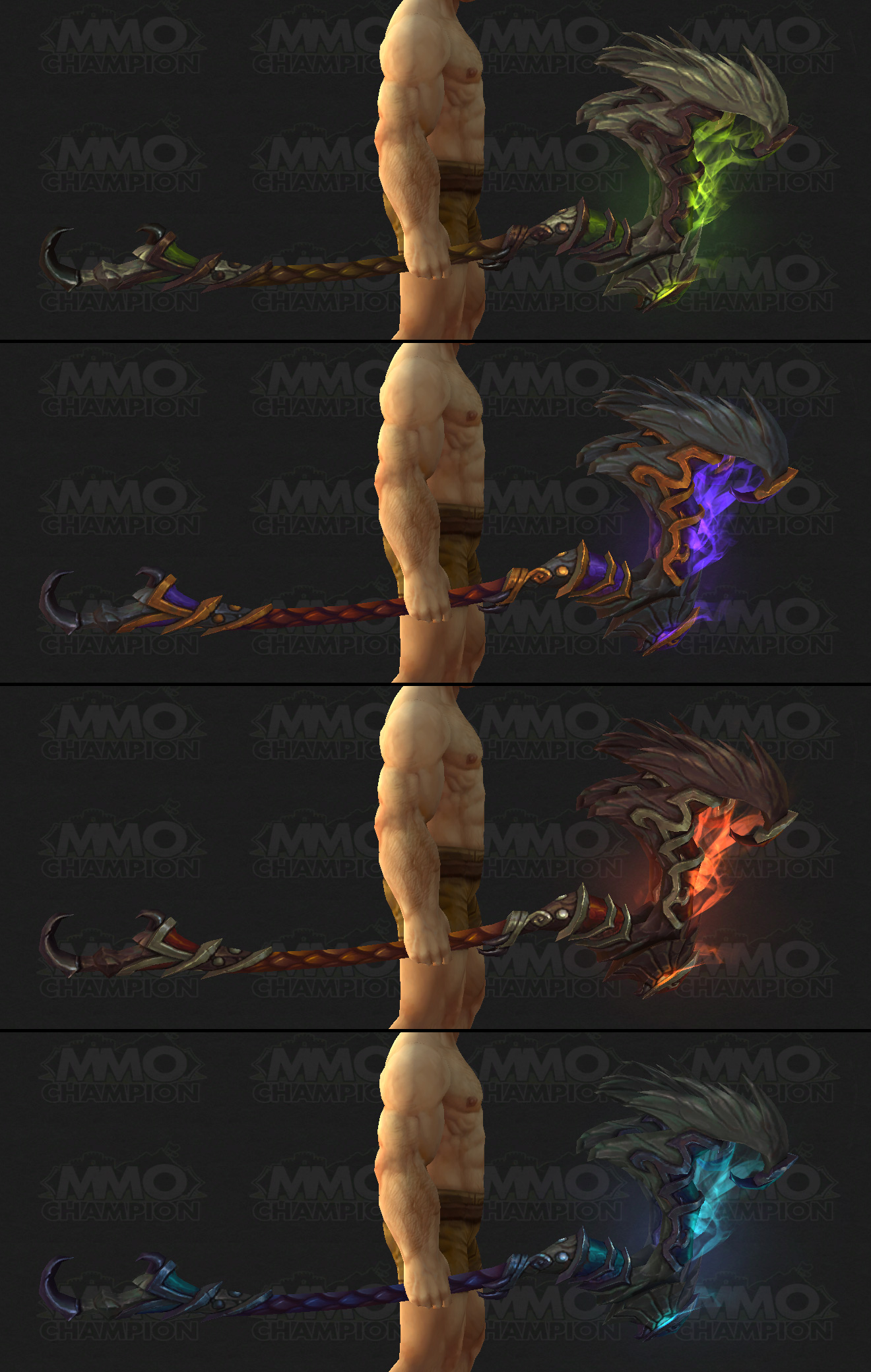 魔兽世界7.0各职业皮甲神器外观与配色全汇总