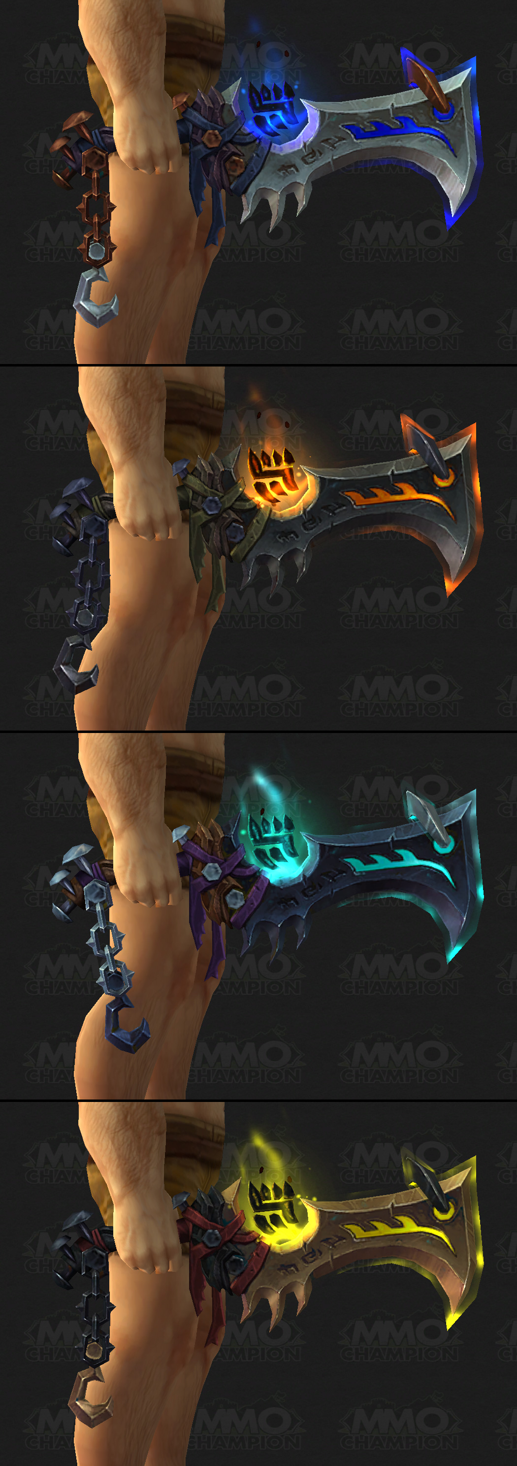 魔兽世界7.0各职业皮甲神器外观与配色全汇总