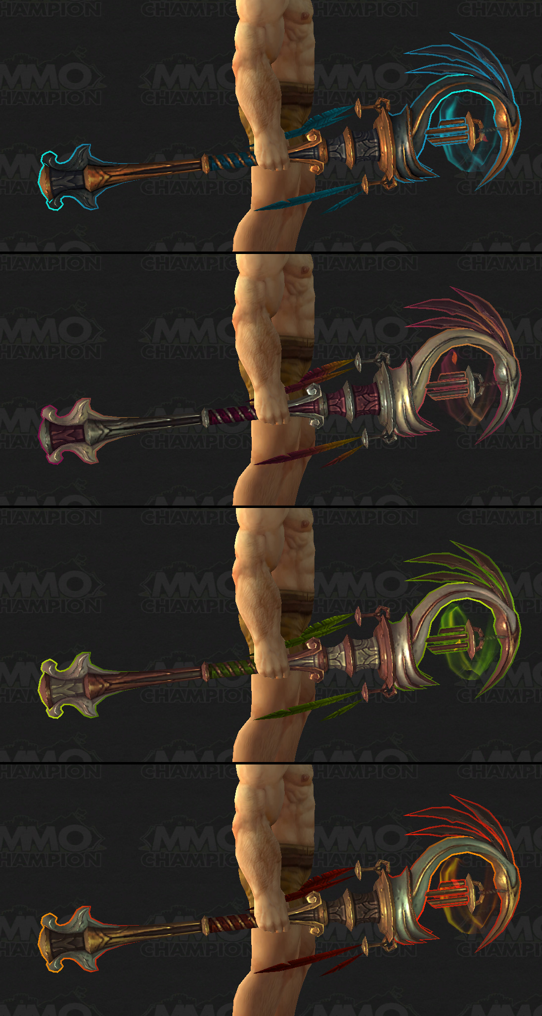 魔兽世界7.0各职业皮甲神器外观与配色全汇总