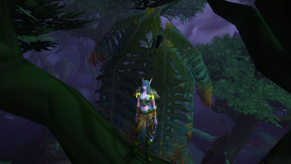 魔兽世界绿色散件丛林精灵锁甲幻化图鉴