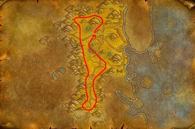 魔兽世界怀旧服部落/联盟采矿1-300速成，附矿石分布图