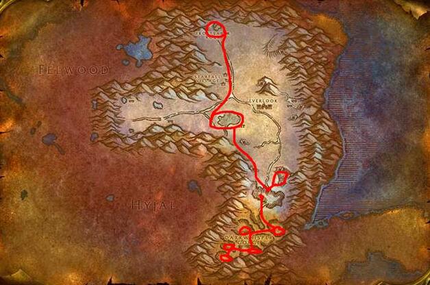 魔兽世界怀旧服部落/联盟采矿1-300速成，附矿石分布图