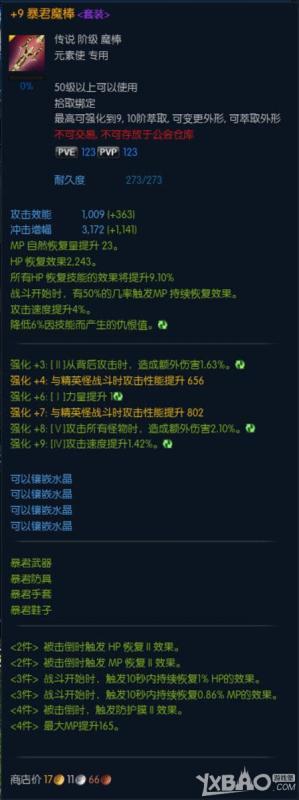 TERA暴君套装属性介绍与外观图片一览