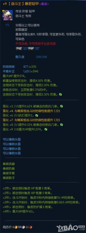 TERA暴君套装属性介绍与外观图片一览