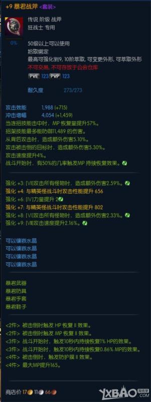 TERA暴君套装属性介绍与外观图片一览