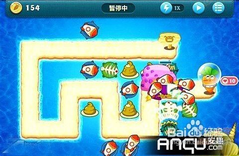 保卫萝卜深海1金萝卜布阵图轻松通关秘籍