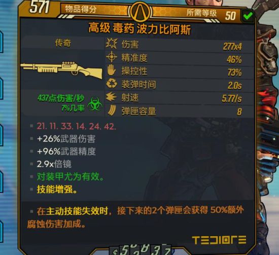 无主之地3红字武器属性与隐藏效果全解析