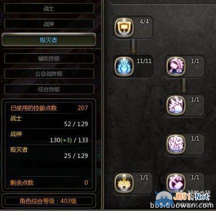 龙之谷80级毁灭者刷图加点技巧全解析