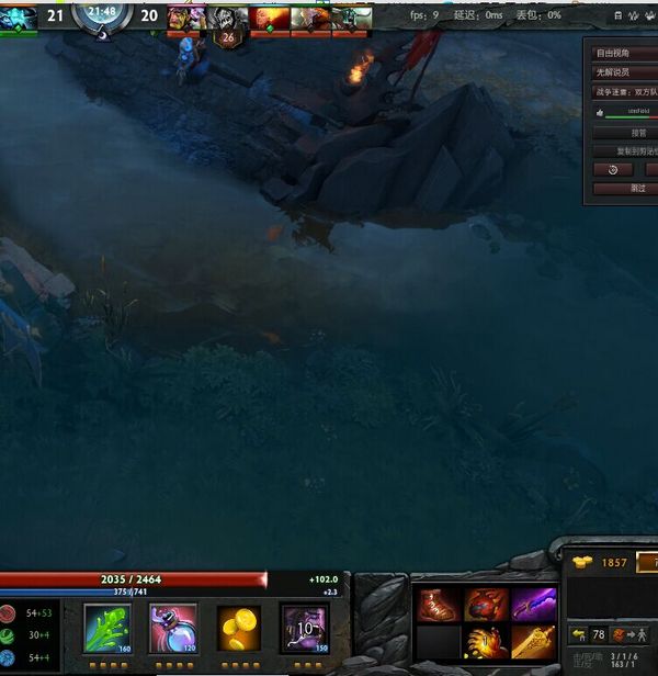 DOTA26.85版本中单炼金术士，简单粗暴的玩法攻略