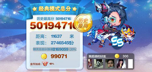 天天酷跑音速小飞觉醒与炫装大圣的实力对决分析