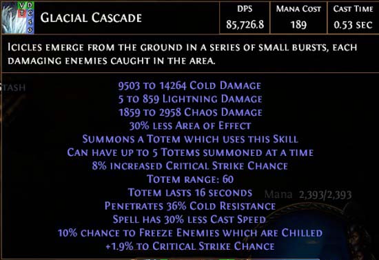 流放之路3.2武僧圣堂圣宗冰川之刺图腾BD开荒成型攻略