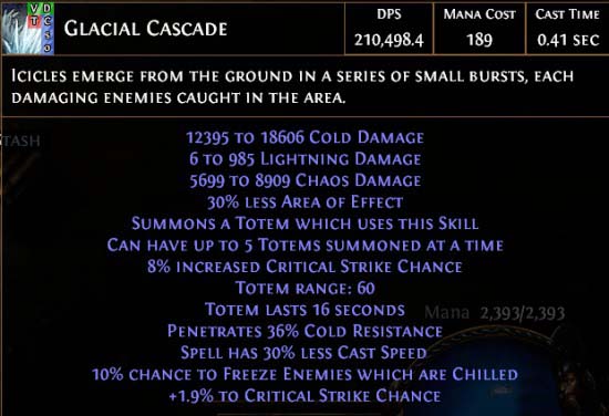 流放之路3.2武僧圣堂圣宗冰川之刺图腾BD开荒成型攻略