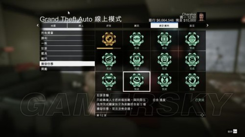 GTAOL PC版全成就达成详细攻略
