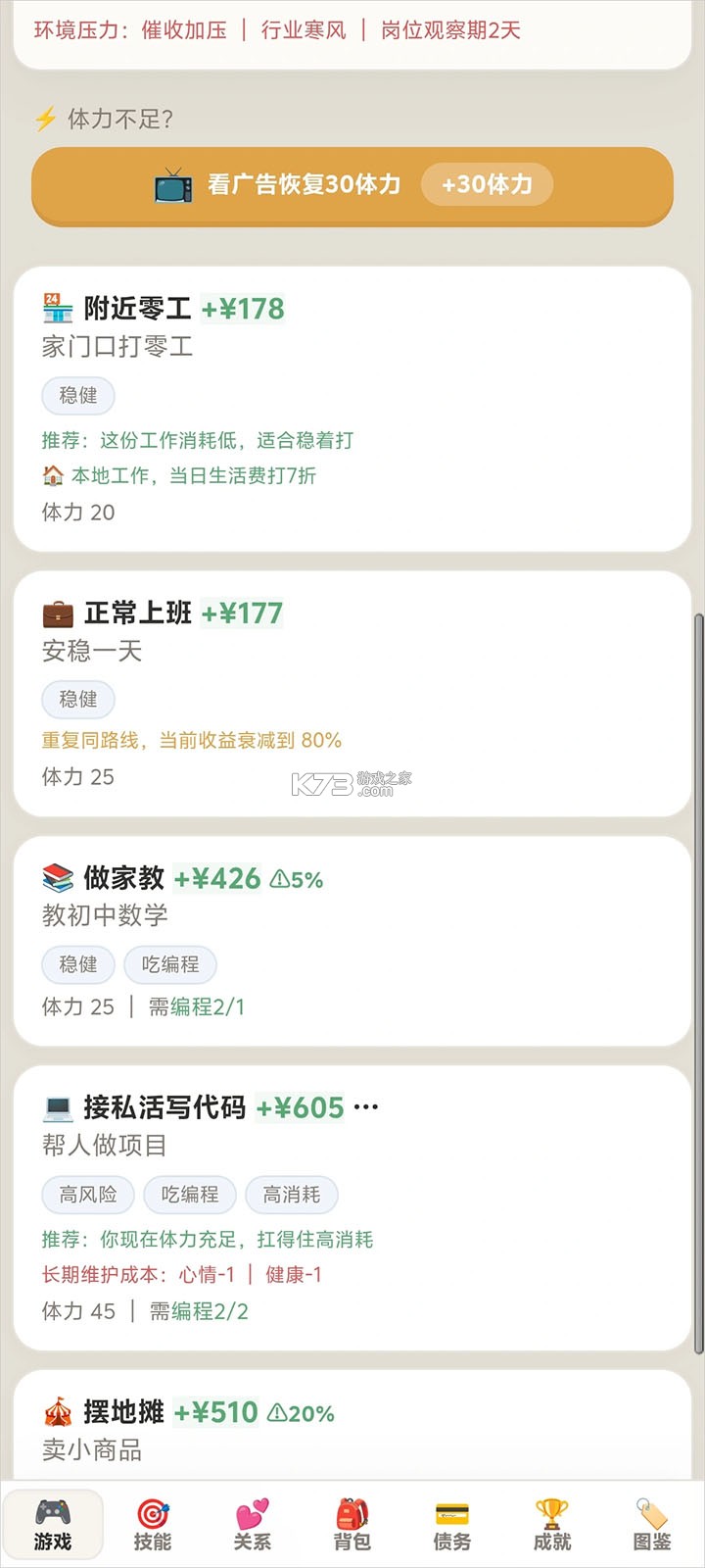 负产阶级